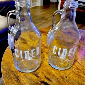 Target Bullseye Glass Cider jug.